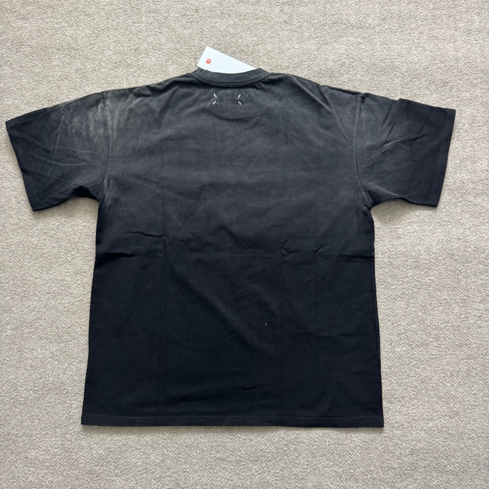 Maison Margiela Reverse Logo T-Shirt 'Washed Black' Size L - Picture 5 of 5